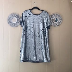 Color Flipping Sequin Dress!